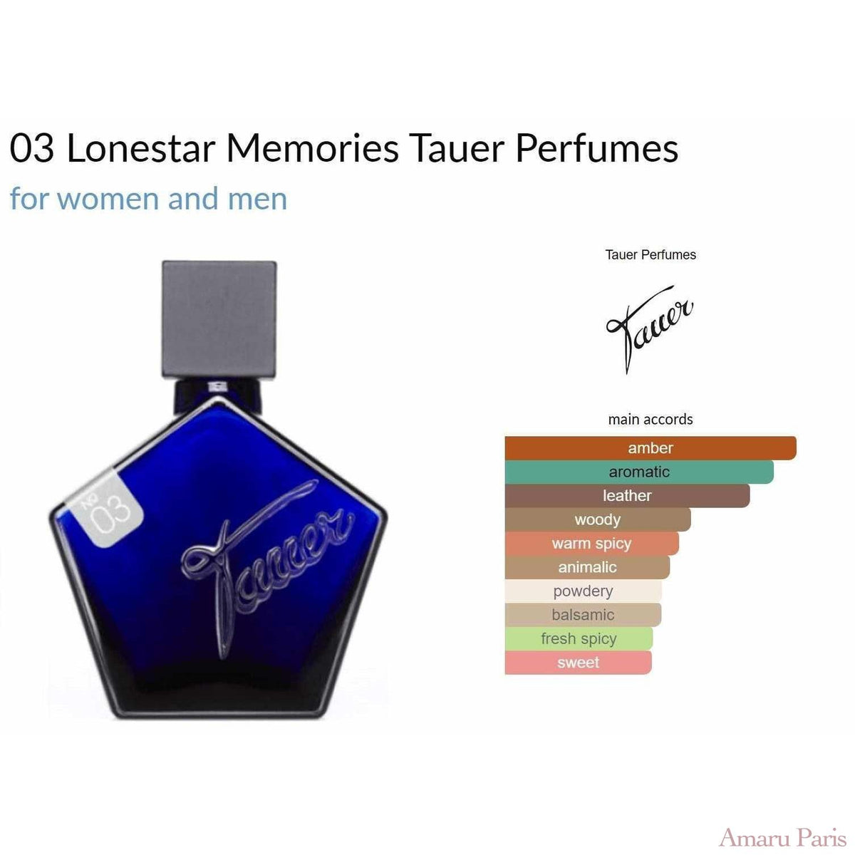 03 Lonestar Memories Tauer Perfumes for women and men - ParfumAmaruParis
