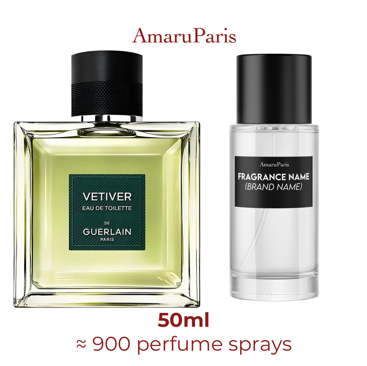 Parfum Vétiver Guerlain pour homme - décant 50 ml
