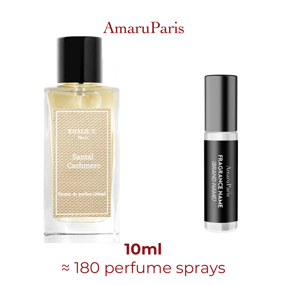 Parfum Santal Cashmere Khalil T. unisexe — échantillon 10 ml