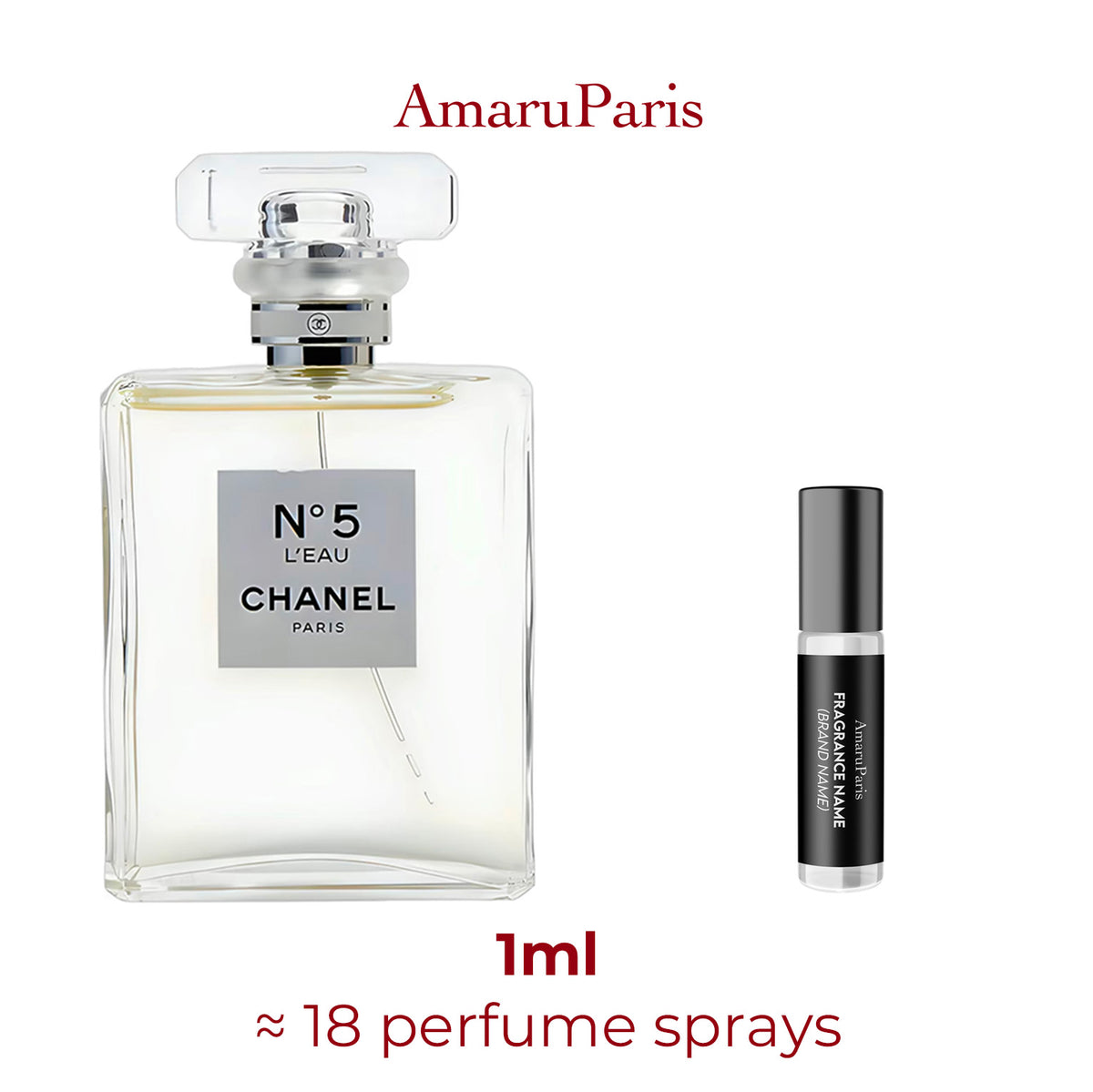 Parfum Chanel No 5 L'Eau Chanel femme — échantillon 1 ml