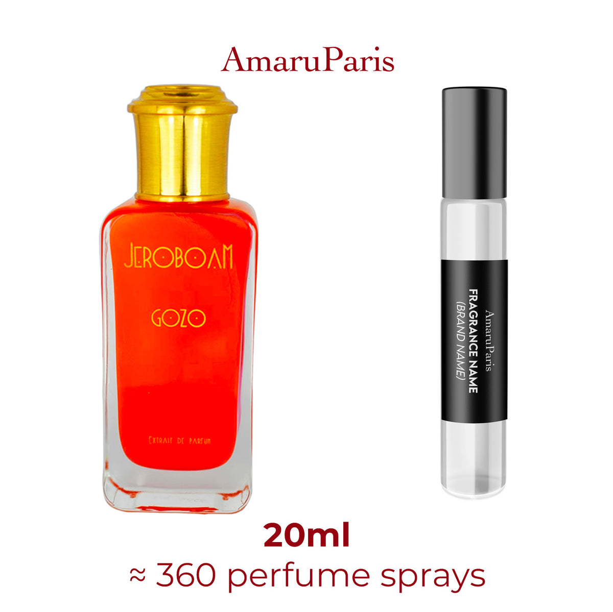 Parfum Gozo Jeroboam unisexe — échantillon 20 ml