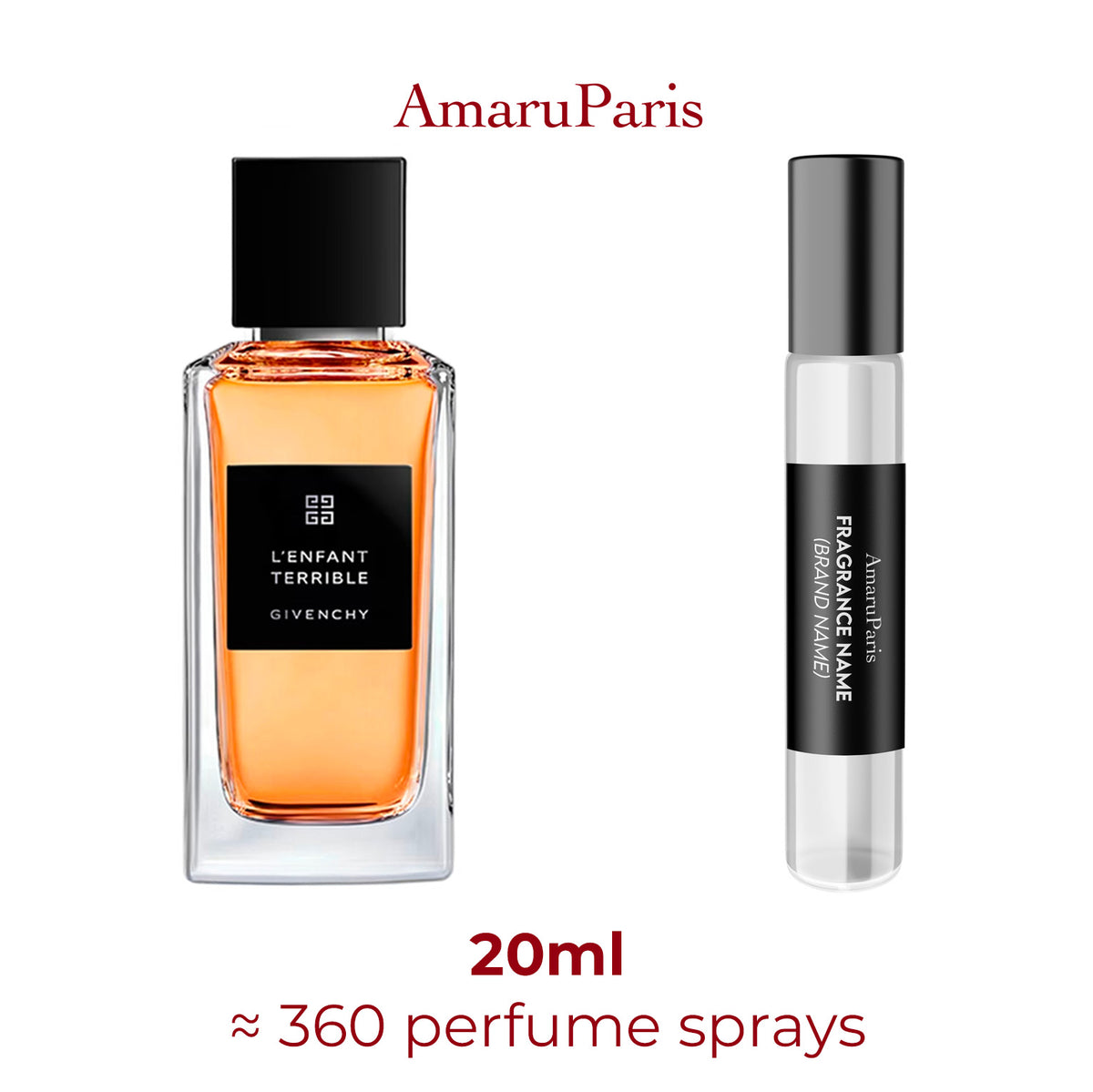 Parfum L'Enfant Terrible Givenchy unisexe — échantillon 20 ml