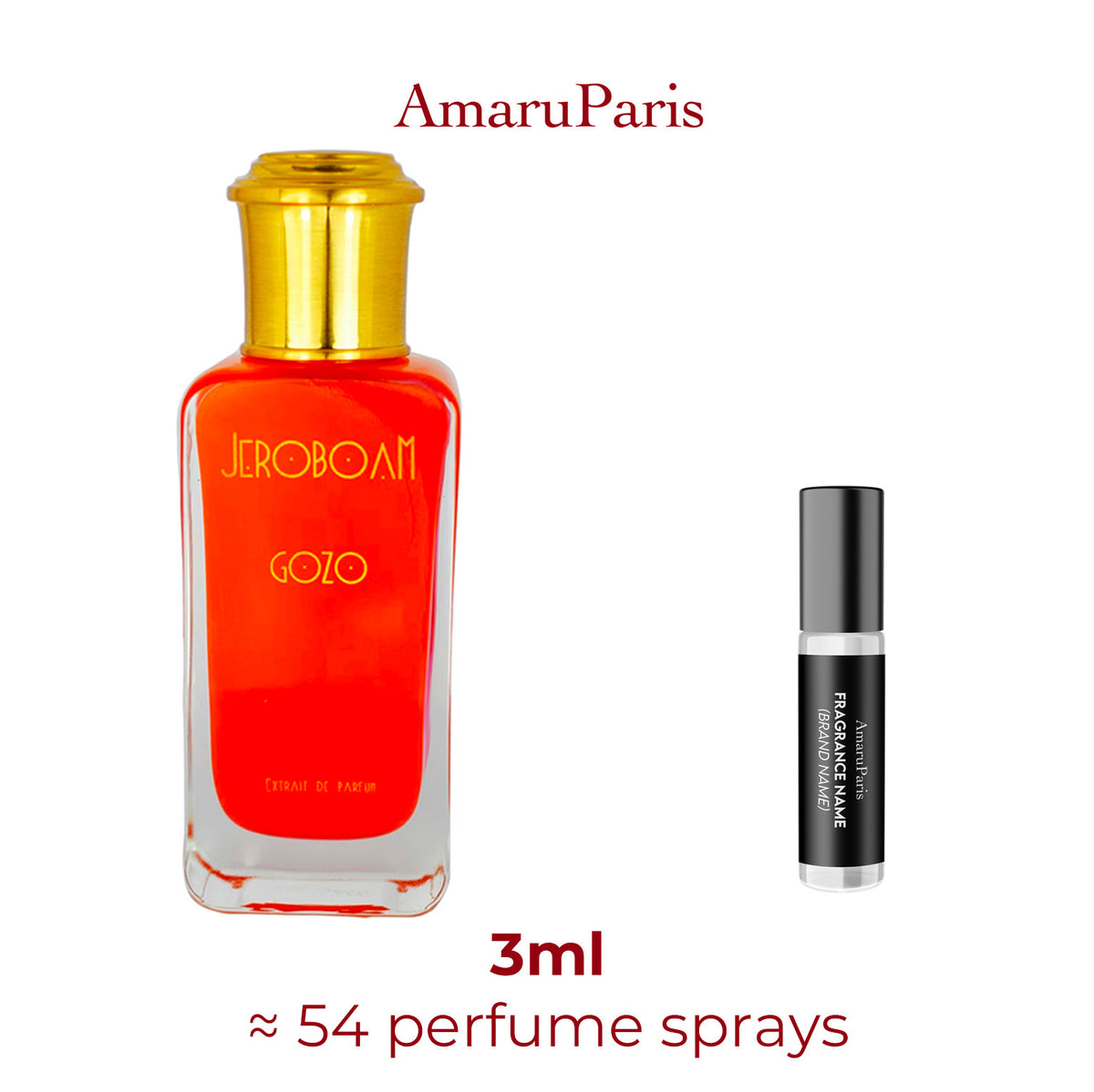 Parfum Gozo Jeroboam unisexe — échantillon 3 ml