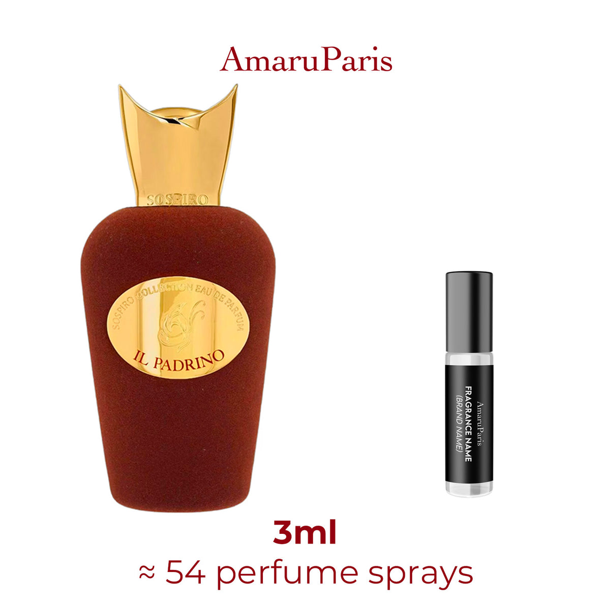 Parfum Il Padrino Sospiro Perfumes unisexe — échantillon 3 ml