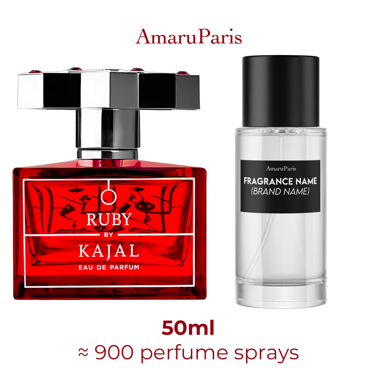 Parfum Ruby Kajal unisexe — échantillon 50 ml