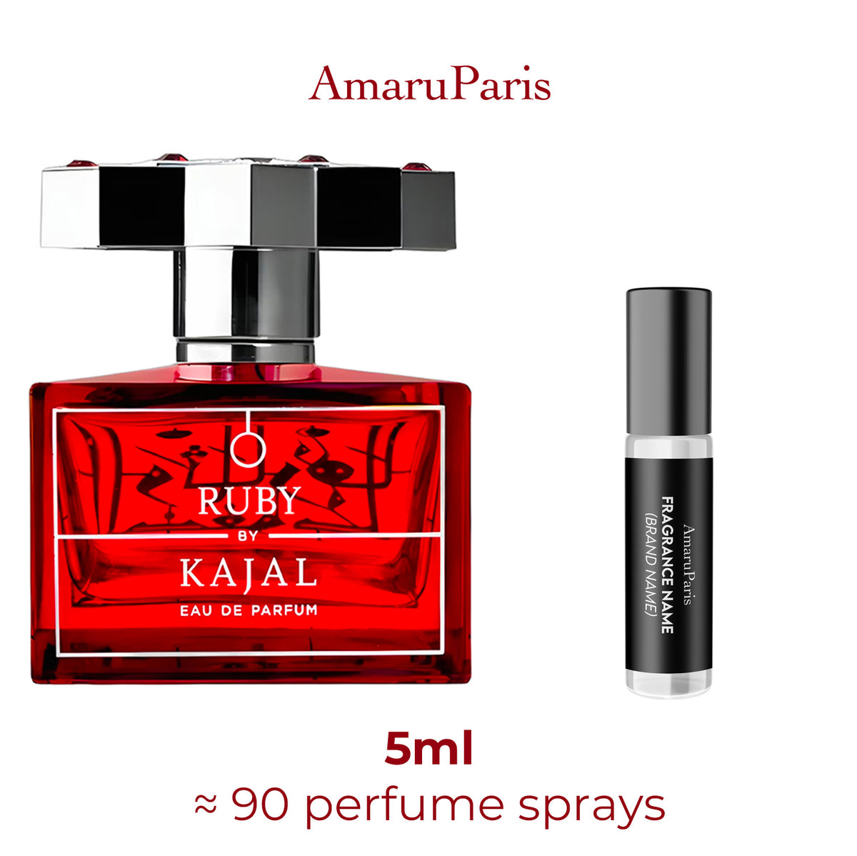 Parfum Ruby Kajal unisexe — échantillon 5 ml