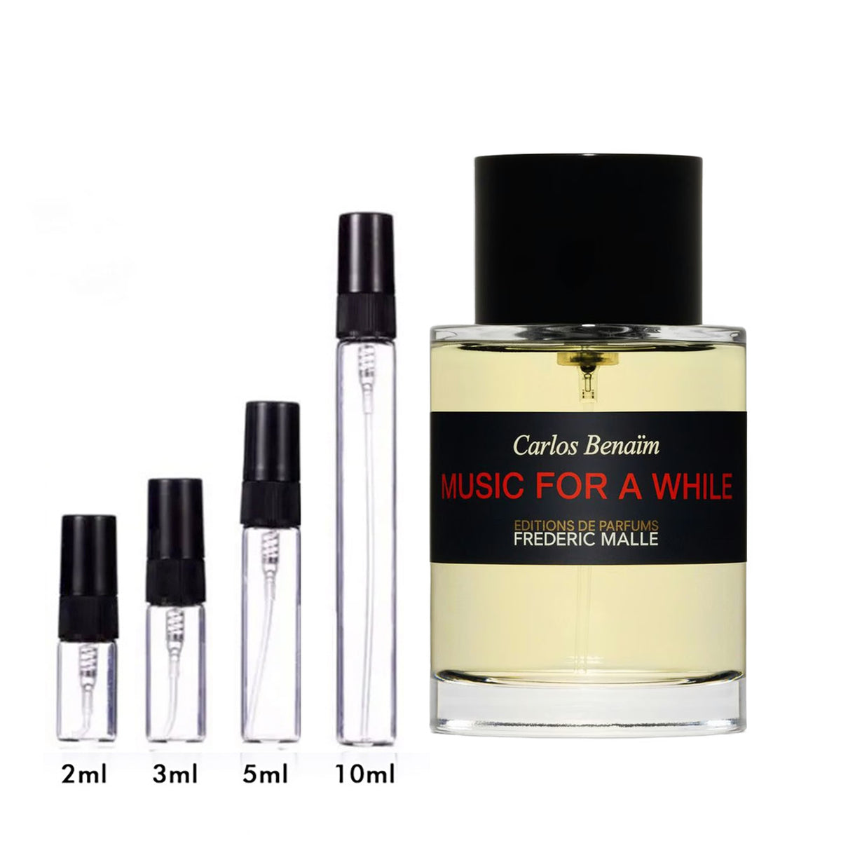 Parfum Music for a While Frederic Malle unisexe - échantillons 2 ml, 3 ml, 5 ml et 10 ml