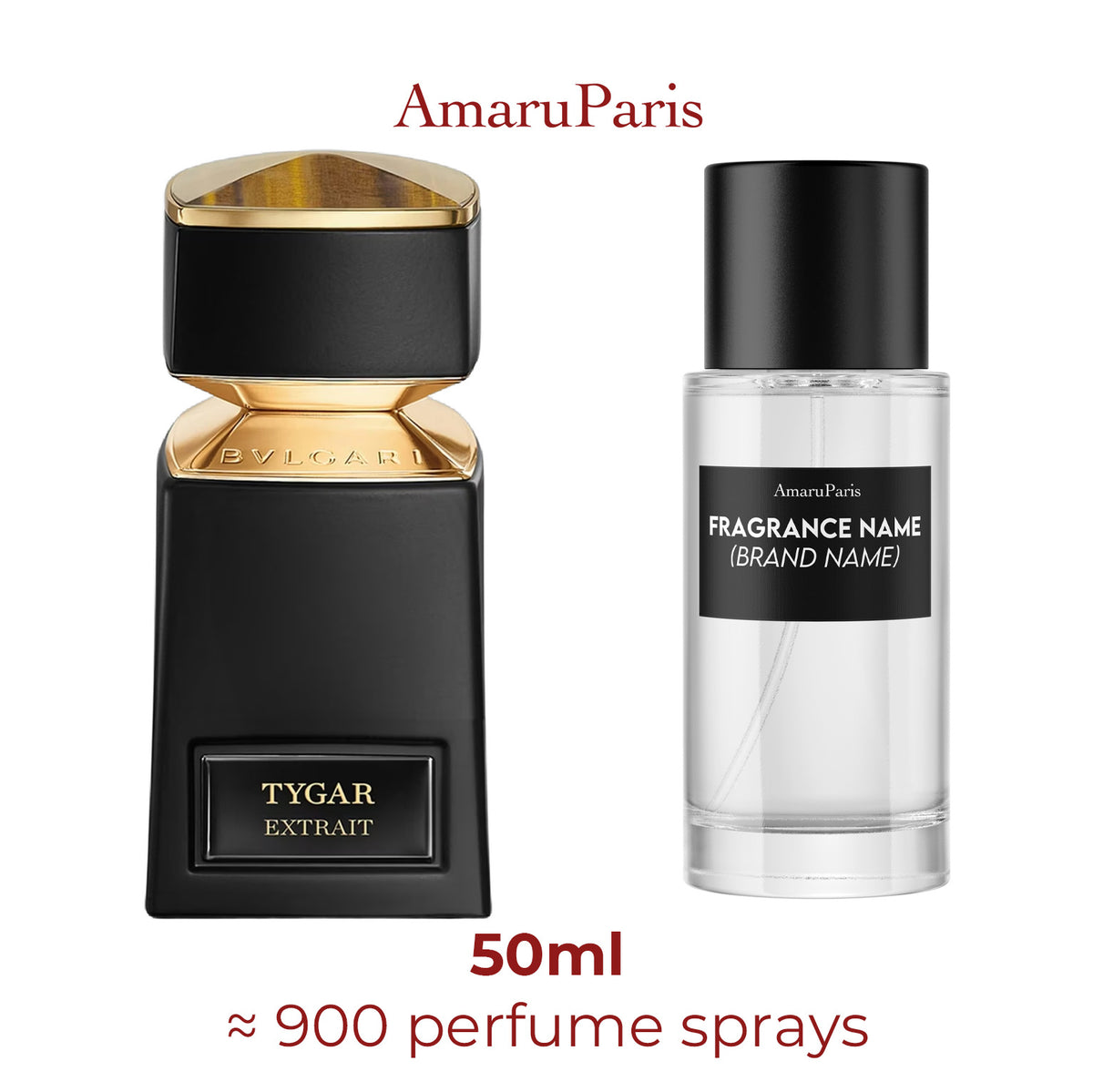 Parfum Tygar Extrait Bvlgari unisexe - décant 50 ml
