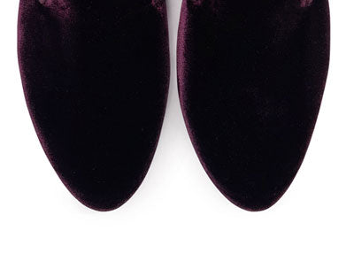 Bordeauxrote Damen Slippers