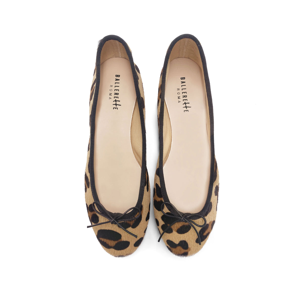 Ballerine leopardate in cavallino