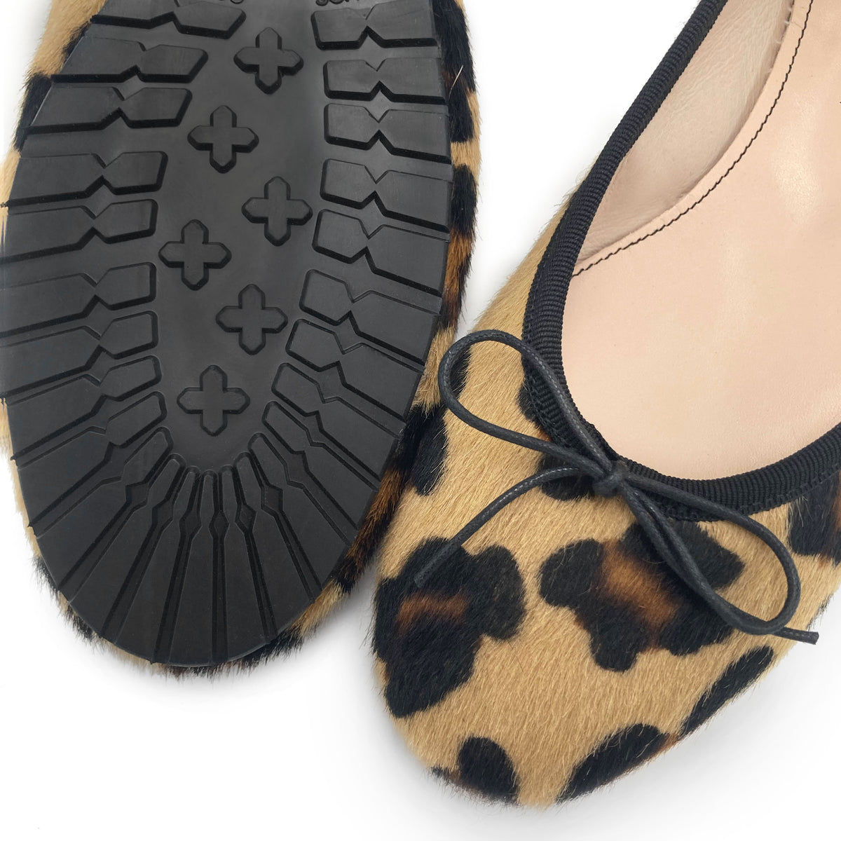 Ballerine animalier leopardate