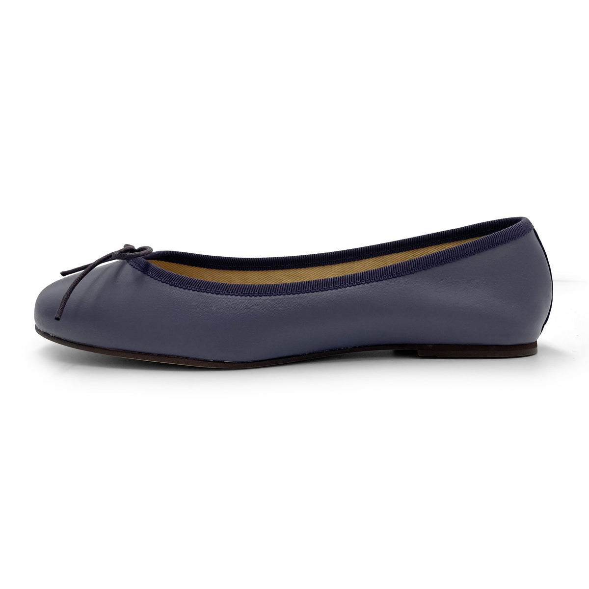 Weinrote Lederballerinas