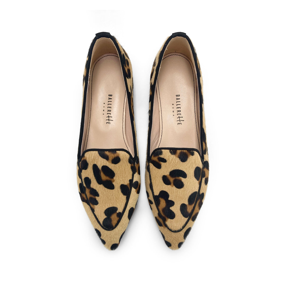 Mocassini donna eleganti in cavallino animalier