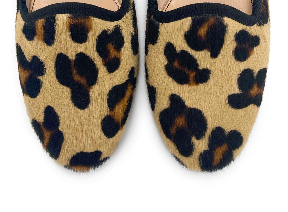 Slippers donna animalier leopardate