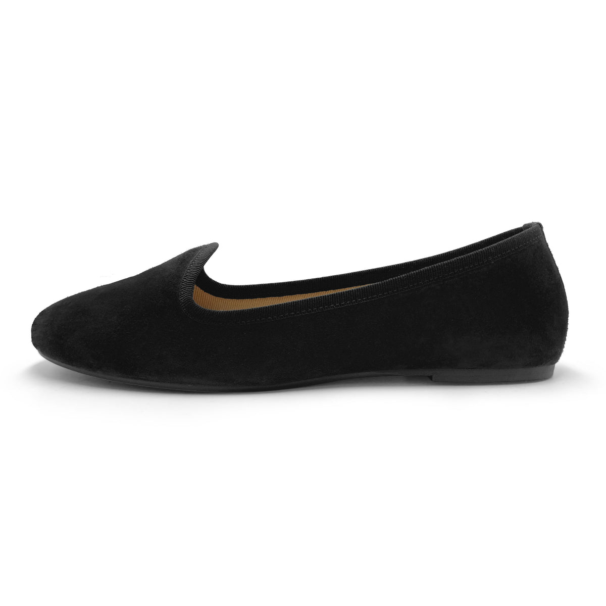 Slippers donna in camoscio nere