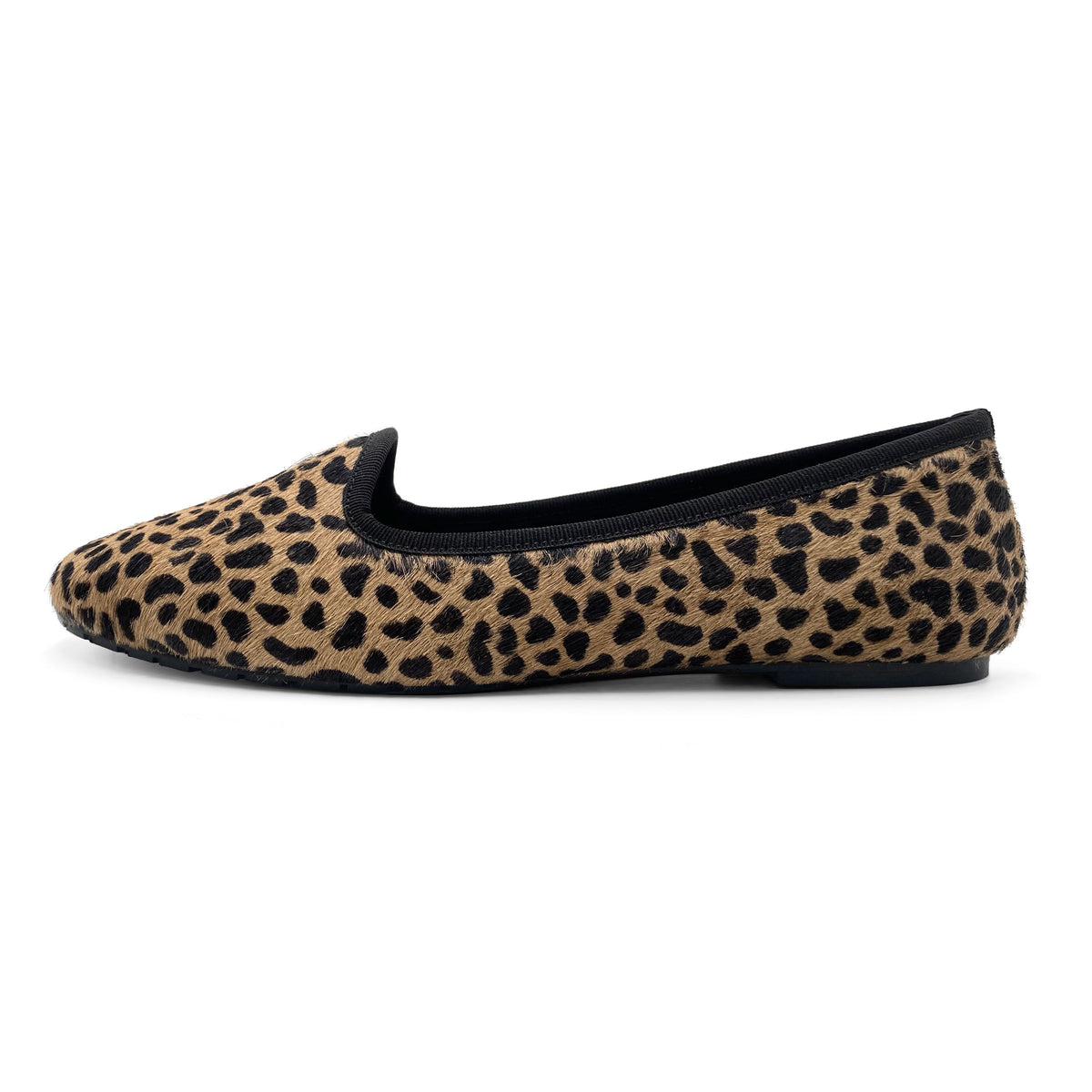 Damen‑Loafers im Animalier‑Look aus geflecktem Kalbshaar