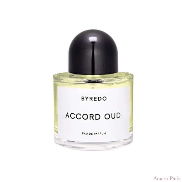 Accord Oud de Byredo – flacon original et fiole décant Amaru Paris