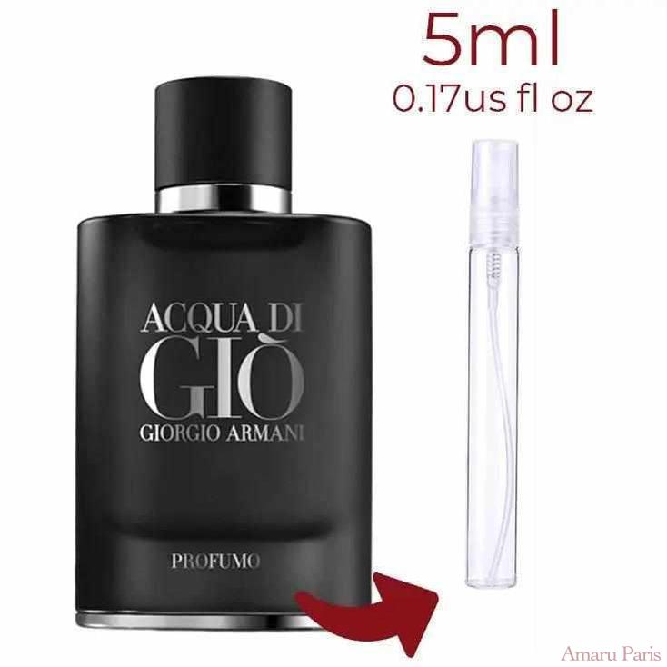 Acqua di Giò Profumo Giorgio Armani for men Decant Fragrance Samples - ParfumAmaruParis