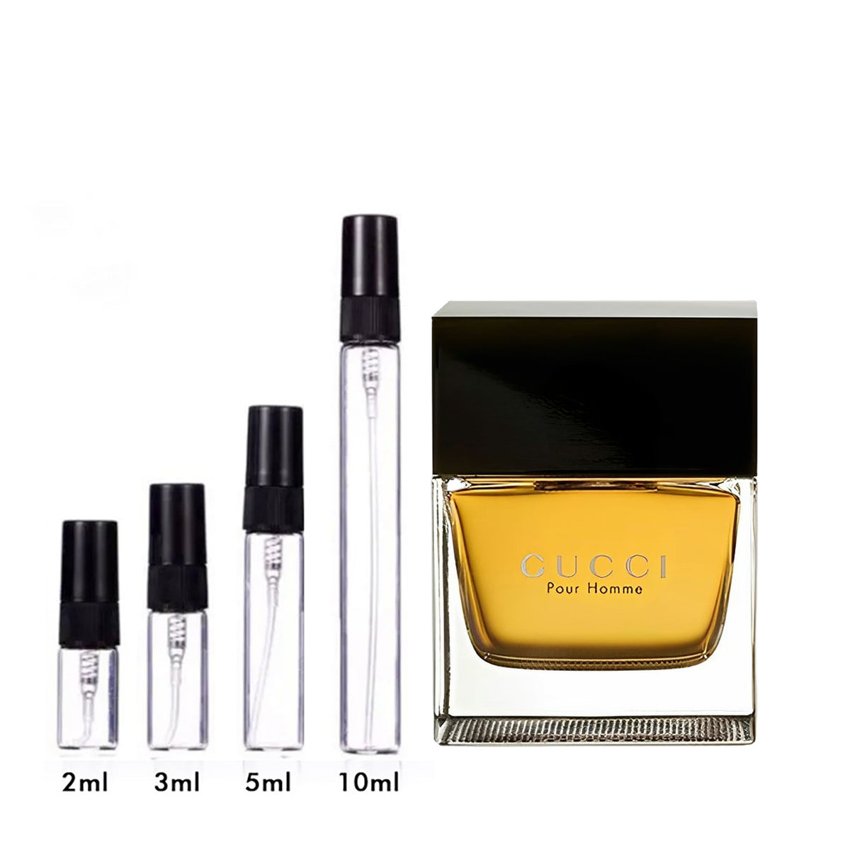 Parfum Gucci pour Homme (2003) Gucci pour homme - échantillons 2 ml, 3 ml, 5 ml et 10 ml