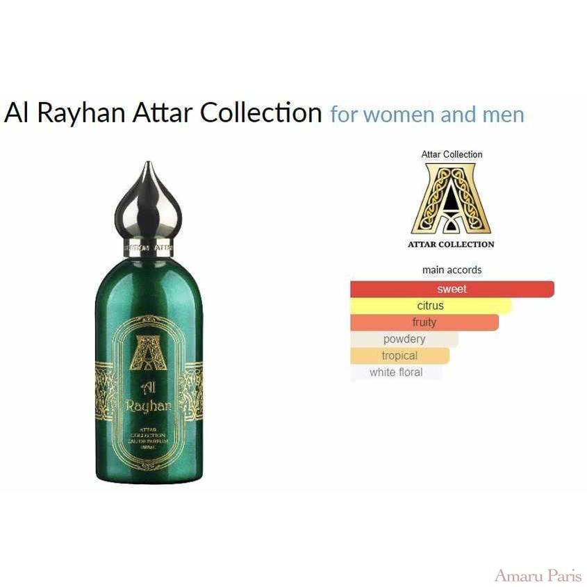 Al Rayhan Attar Collection for women and men - ParfumAmaruParis