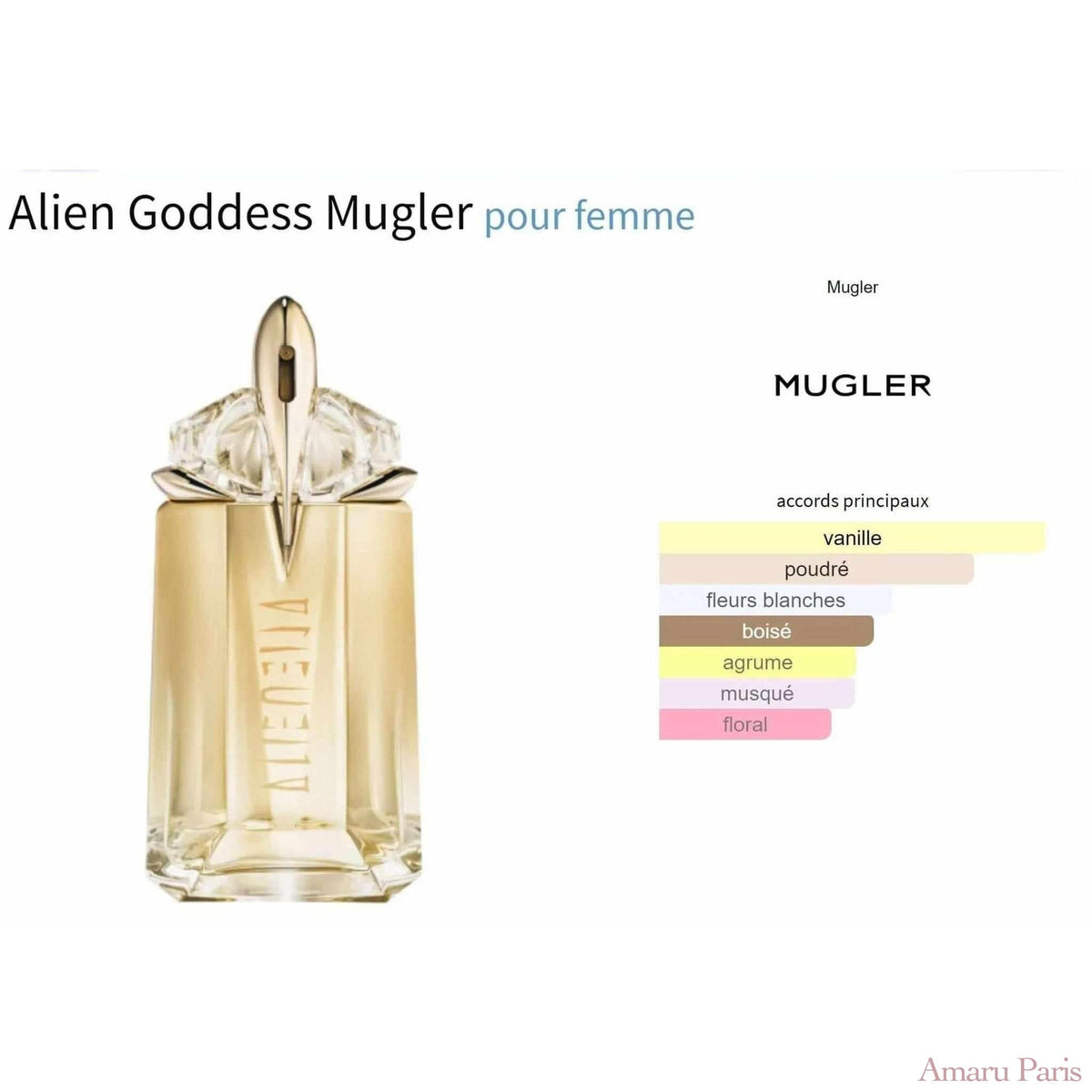 Alien Goddess Mugler for women Decant Fragrance Samples - ParfumAmaruParis