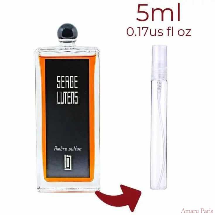 Ambre Sultan Serge Lutens for women and men Decant Fragrance Samples - ParfumAmaruParis