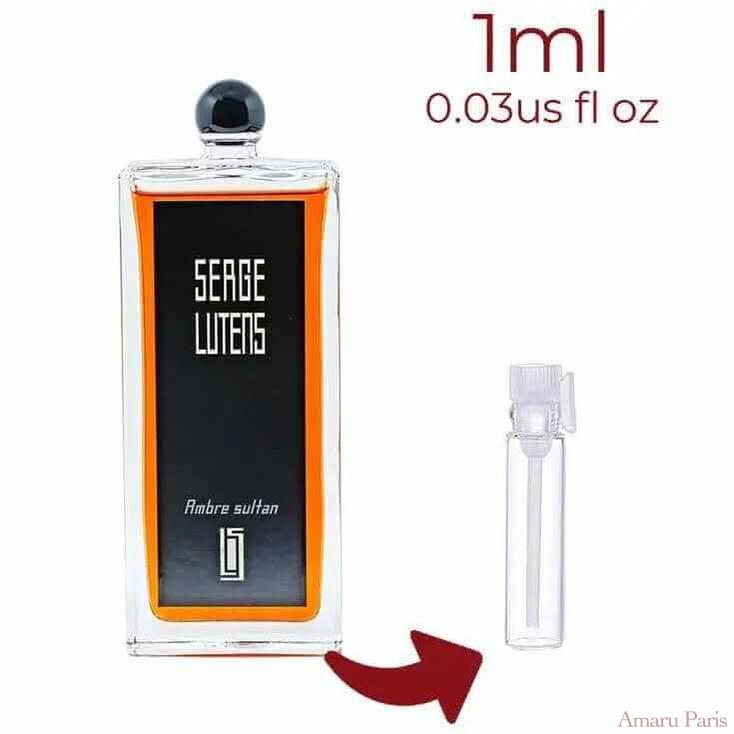 Ambre Sultan Serge Lutens for women and men Decant Fragrance Samples - ParfumAmaruParis