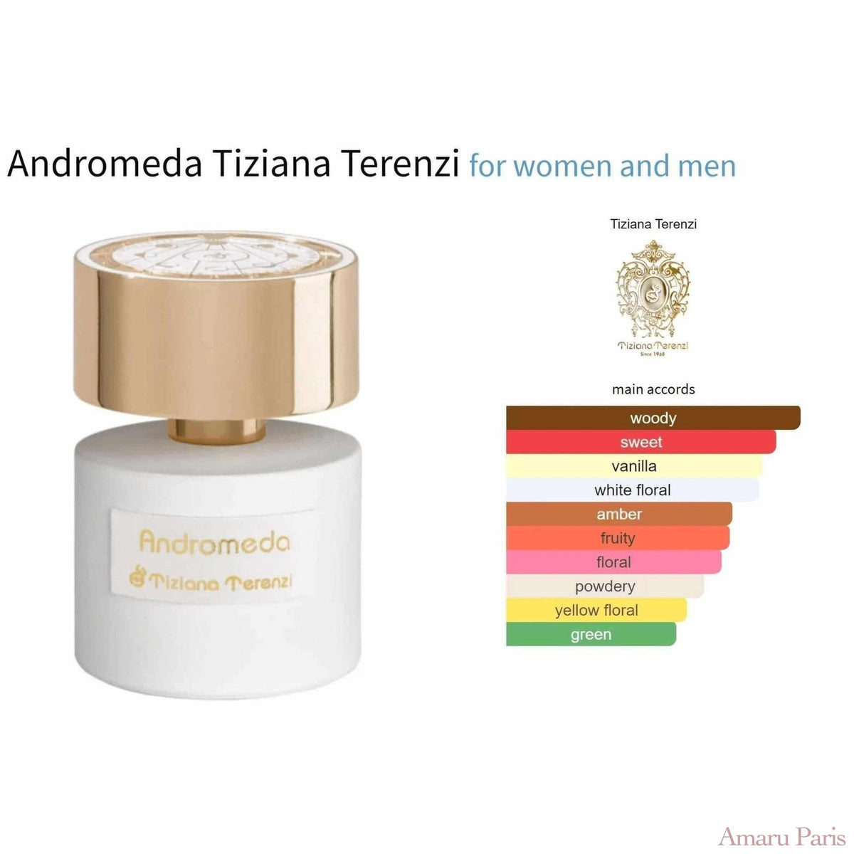 Andromeda Tiziana Terenzi for women and men Decant Fragrance Samples - ParfumAmaruParis