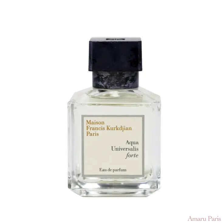 Aqua Universalis Forte de Maison Francis Kurkdjian – flacon original et fiole décant Amaru Paris