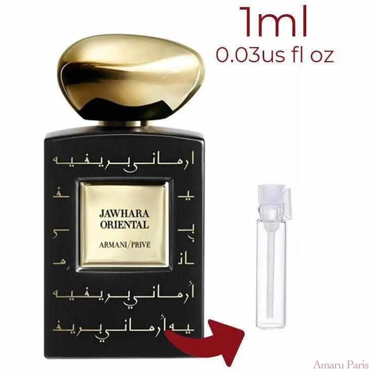 Armani Prive Jahwara Oriental Giorgio Armani for women and men Decant Fragrance Samples - ParfumAmaruParis
