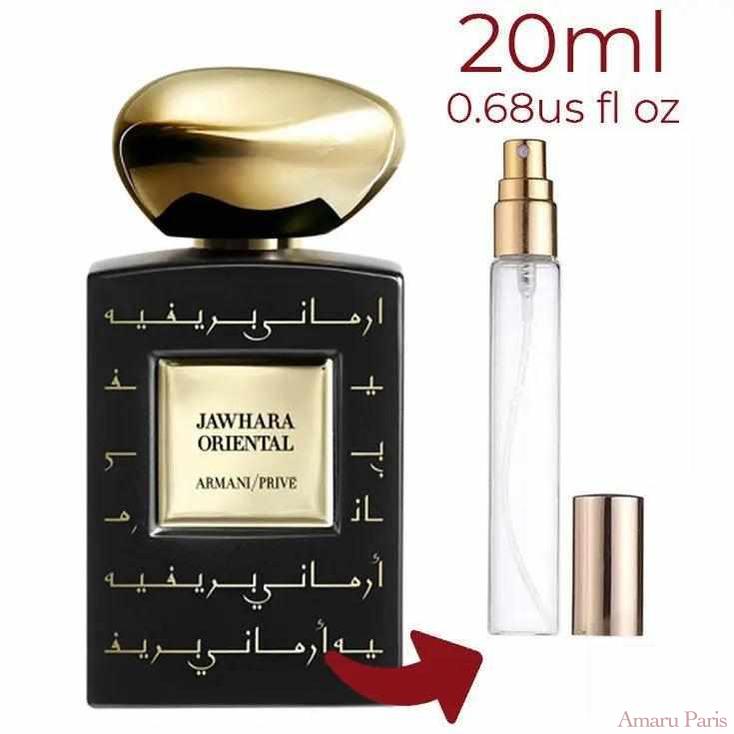 Armani Prive Jahwara Oriental Giorgio Armani for women and men Decant Fragrance Samples - ParfumAmaruParis