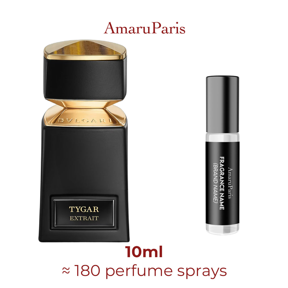 Parfum Tygar Extrait Bvlgari unisexe - décant 10 ml