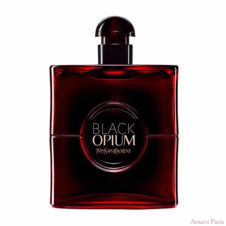 Black Opium Over Red d'Yves Saint Laurent – flacon original et fiole décant Amaru Paris