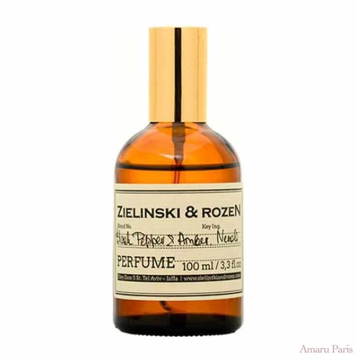 Black Pepper & Amber, Neroli de Zielinski & Rozen – flacon original et fiole décant Amaru Paris