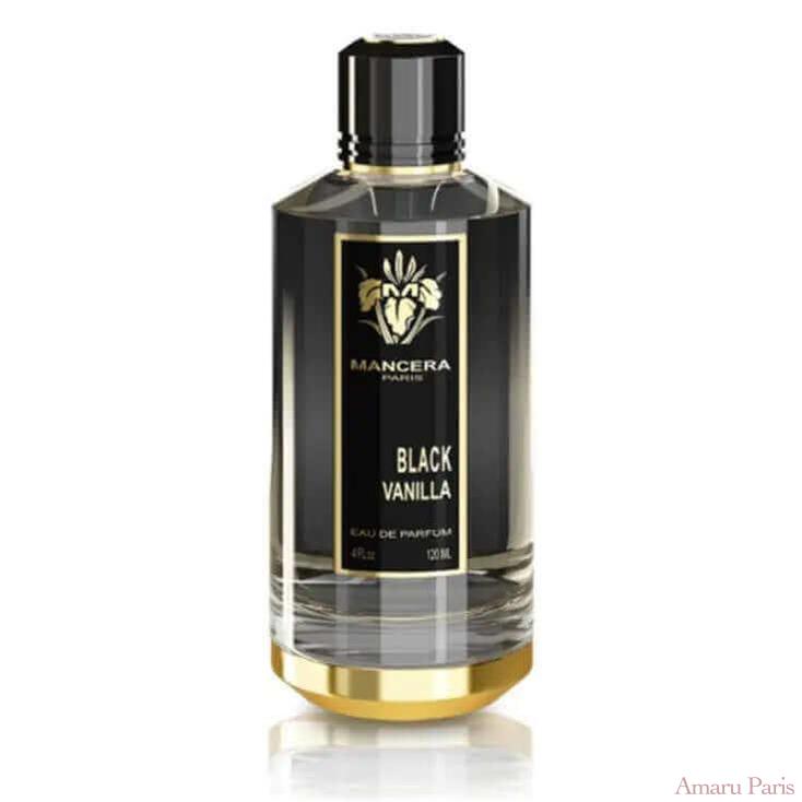 Black Vanilla de Mancera – flacon original et fiole décant Amaru Paris