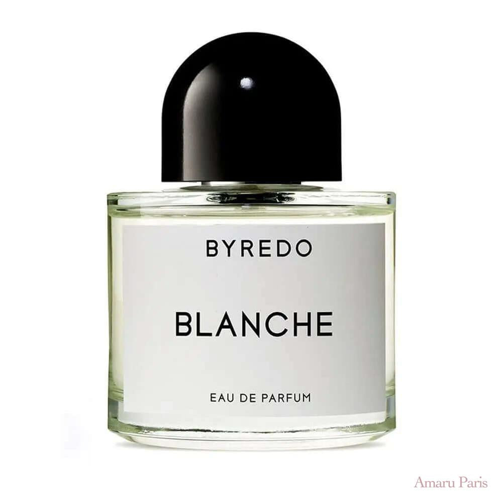 Blanche de Byredo – flacon original et fiole décant Amaru Paris