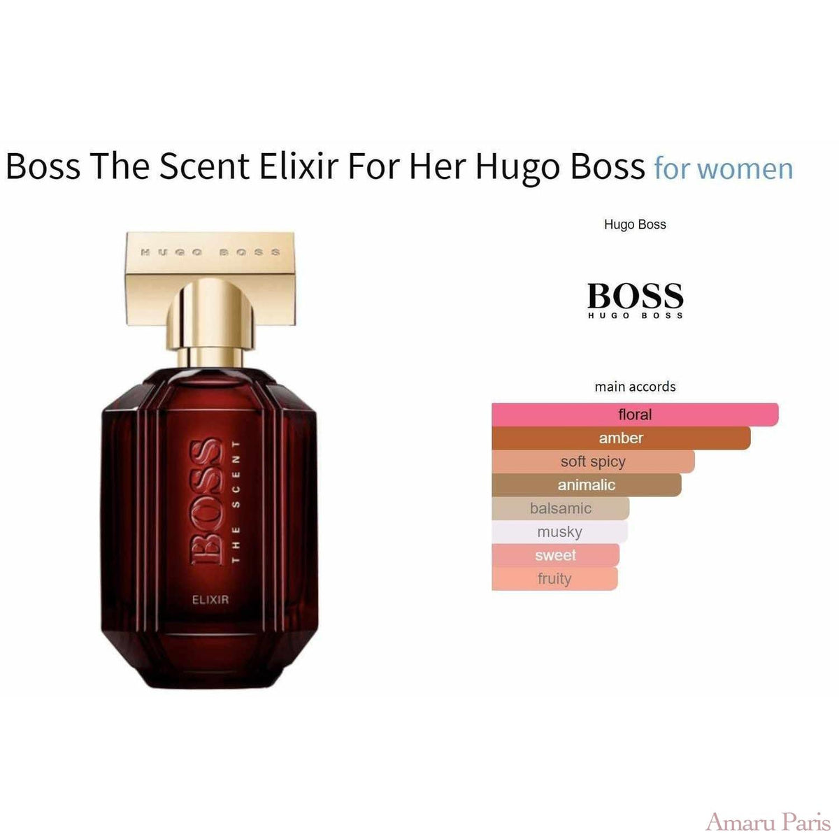 Boss The Scent Elixir For Her Hugo Boss for women - ParfumAmaruParis