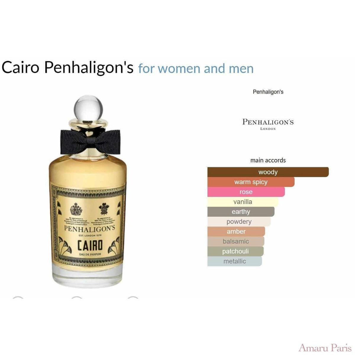 Cairo Penhaligon's for women and men - ParfumAmaruParis