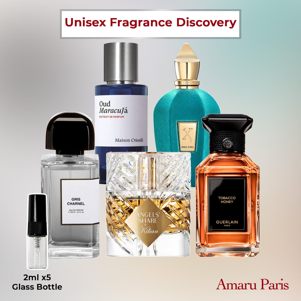 Coffret Découverte Parfum Unisexe Niche - AmaruParis