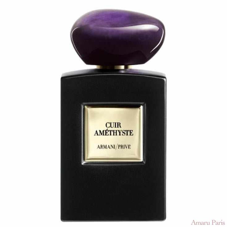 Cuir Amethyste de Giorgio Armani – flacon original et fiole décant Amaru Paris