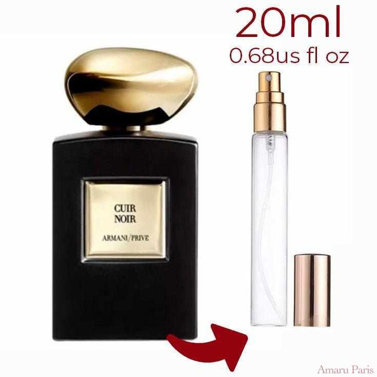 Cuir Noir Giorgio Armani for women and men Decant Samples - ParfumAmaruParis