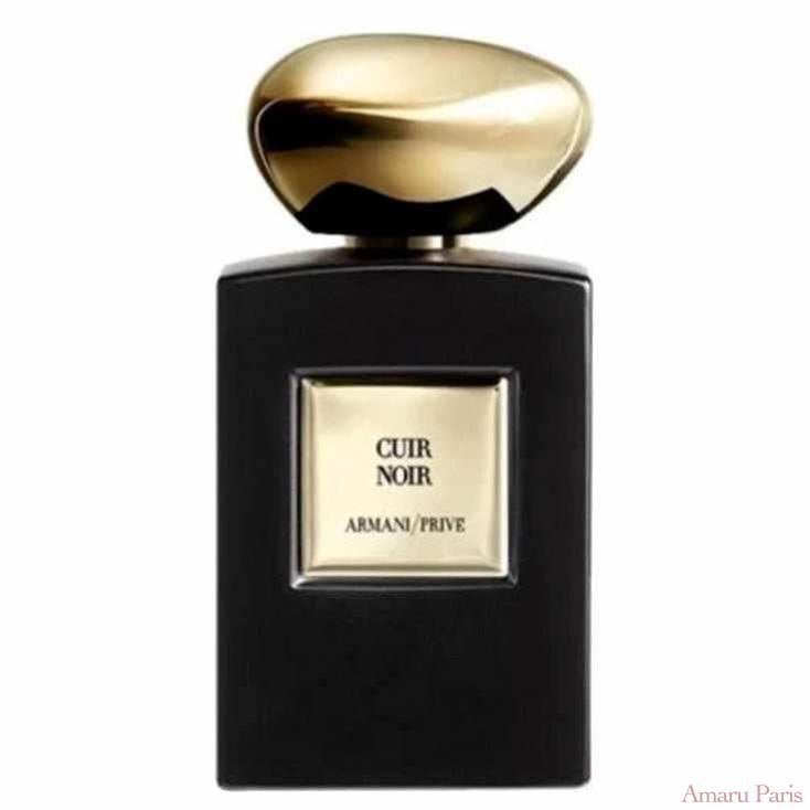Cuir Noir de Giorgio Armani – flacon original et fiole décant Amaru Paris