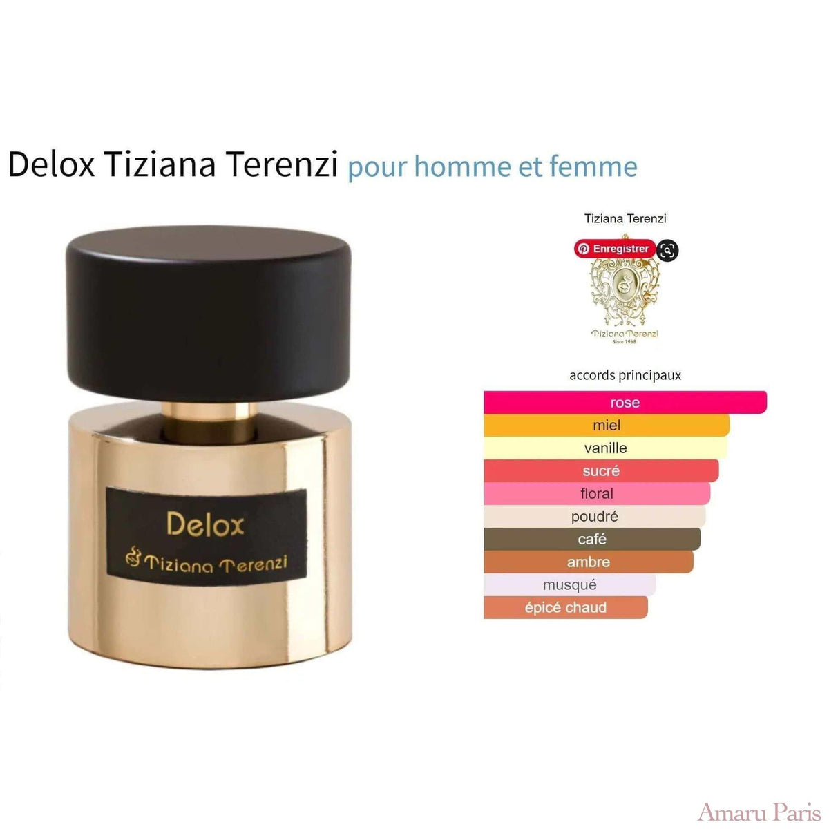 Delox Tiziana Terenzi for women and men Decant Fragrance Samples - ParfumAmaruParis