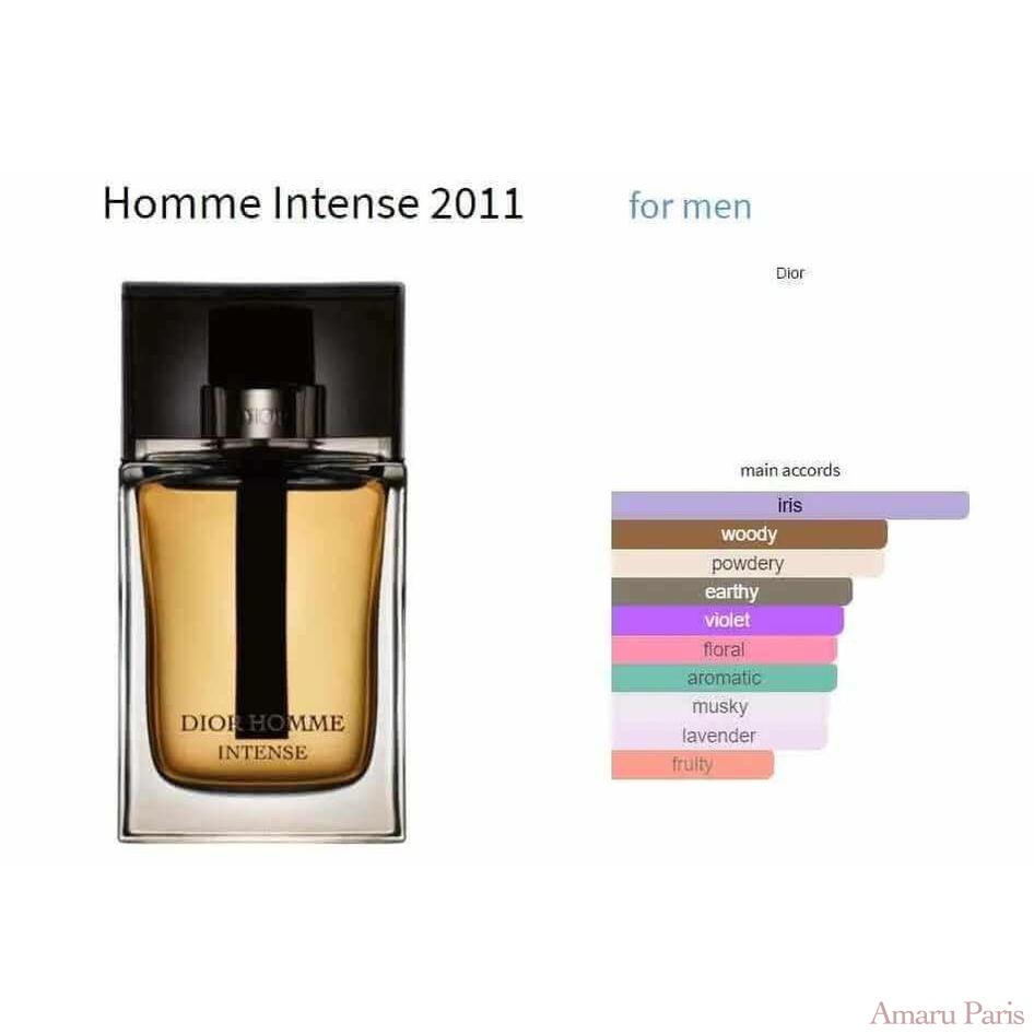 Dior Homme Intense 2011 Dior for men Decant Fragrance Samples - ParfumAmaruParis