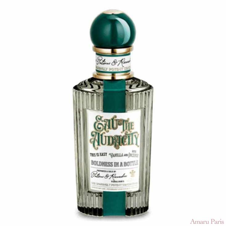 Eau de Audacity de Penhaligon's – flacon original et fiole décant Amaru Paris