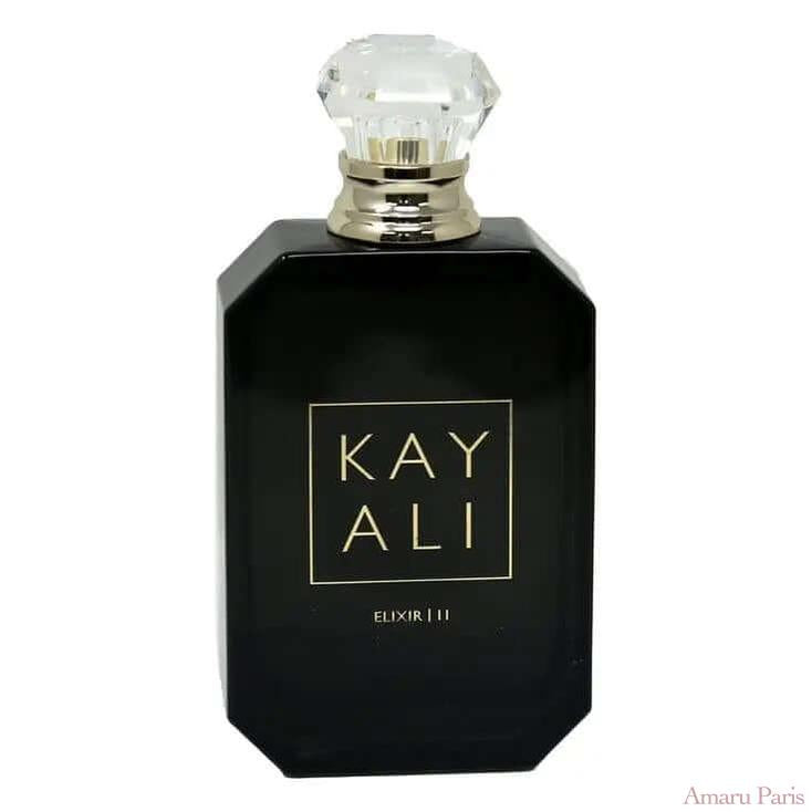 Elixir 11 de Kayali – flacon original et fiole décant Amaru Paris