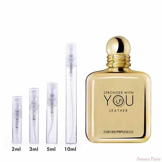 Emporio Armani Stronger With You Leather Giorgio Armani for men Decant Samples - ParfumAmaruParis