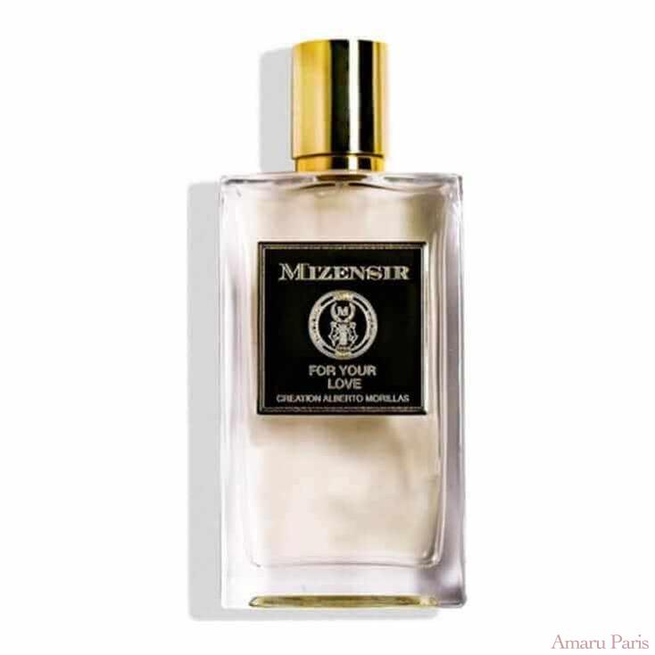 For Your Love de Mizensir – flacon original et fiole décant Amaru Paris