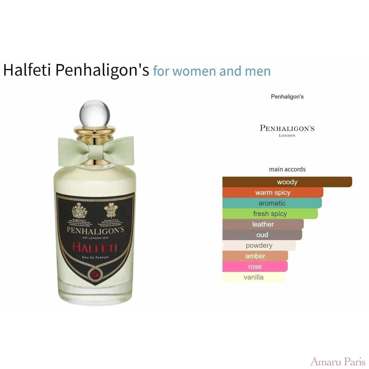 Halfeti Penhaligon's for women and men Decant Fragrance Samples - ParfumAmaruParis