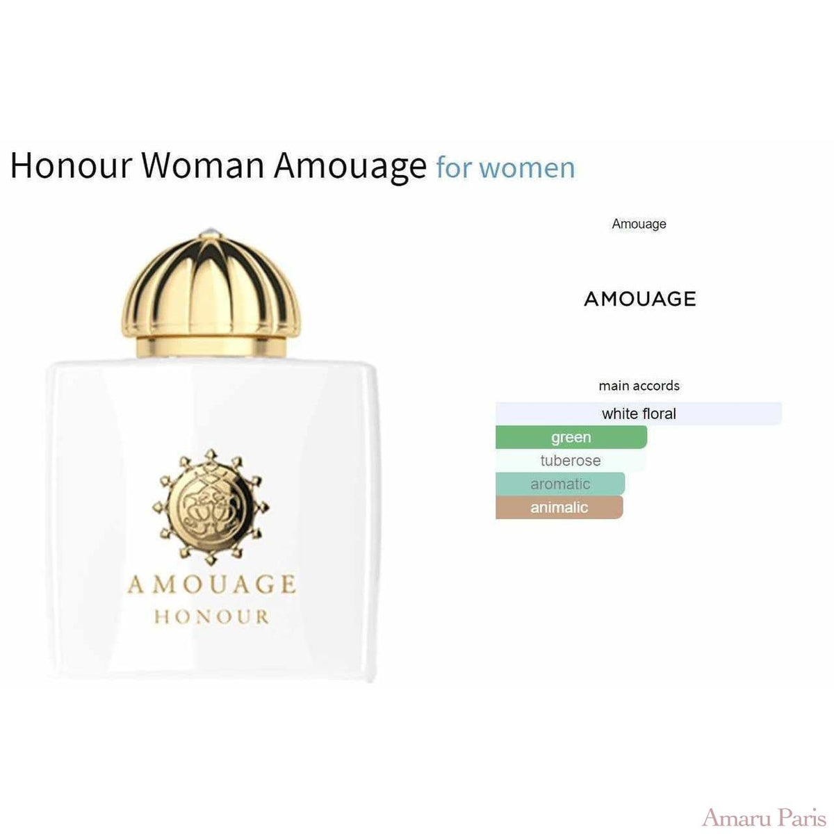 Honour Woman Amouage for women Decant Fragrance Samples - ParfumAmaruParis